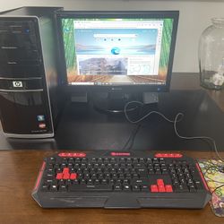 HP Pavilon Elite HPE with AMD Graphics Windows 10