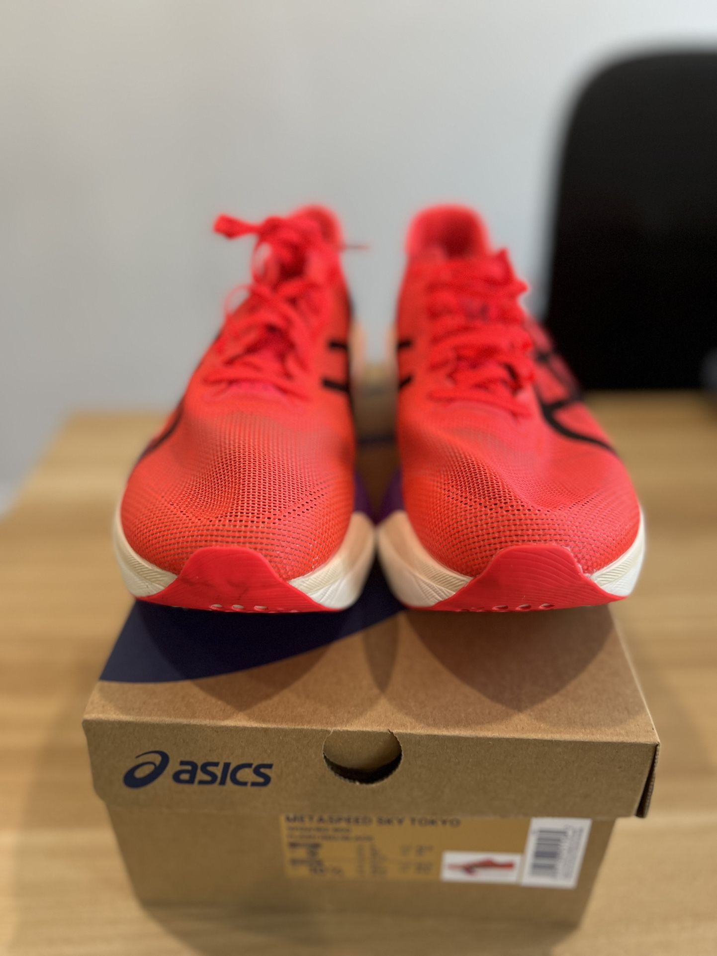 ASICS Metaspeed Sky Tokyo Flash Red Mens Size 9/Women's 10.5 Used