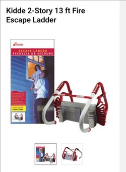 Kidde 2-Story 13 ft Fire Escape Ladder