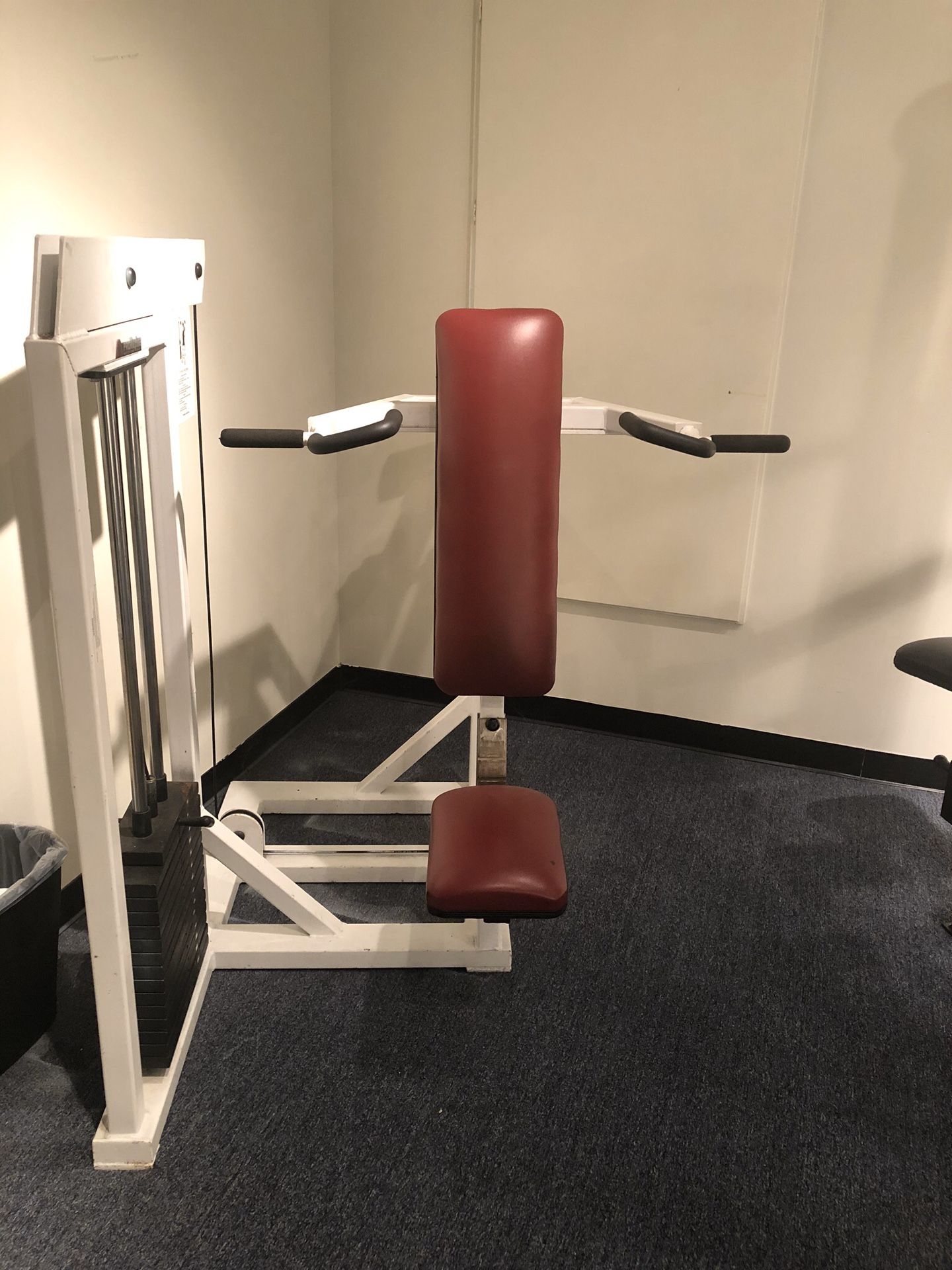 Exercise equipment and solid mohagany desk