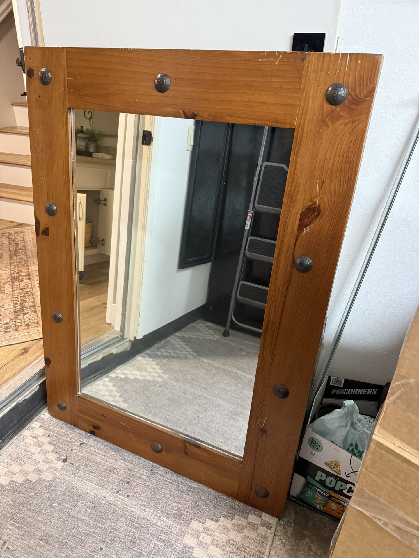 Solid Wood Wall Mirror