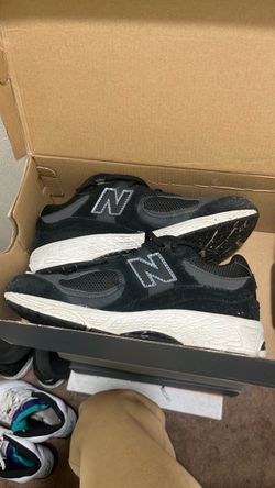 New Balance Black Suede Sneakers