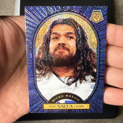 Puka Nacua 2025 Mosaic Micro Mosaic Brand New Case Hit Los Angeles Rams
