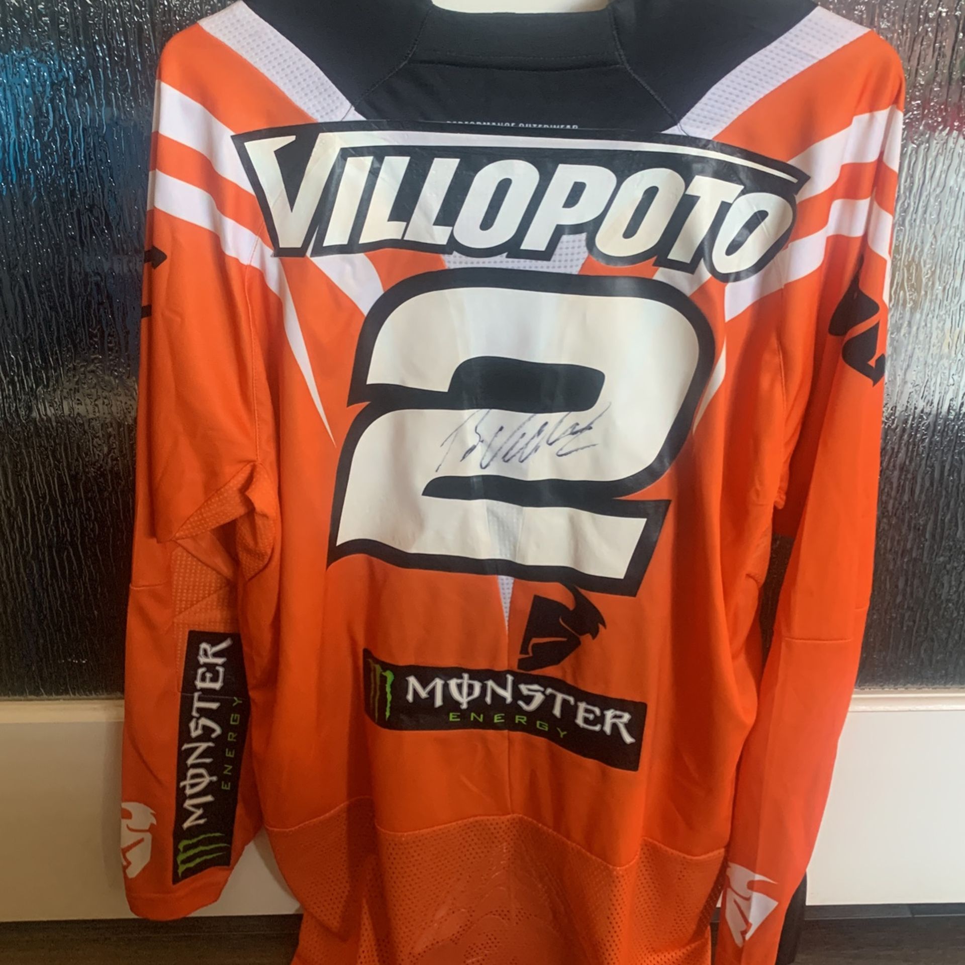 Ryan Villopoto Race Worn Jersey Signed