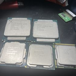 Various Processors-Xeon E5 1658 V4, i5 9500T, Xeon E5 2620v3, Xeon X3450, Pentium E2220