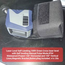Laser Level Self Leveling,100ft Green Cross laser level with Self leve &KYh6