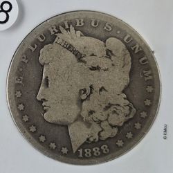 1888 Morgan Silver Dollar 