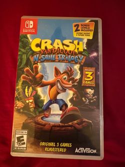 Crash bandicoot n sane trilogy Nintendo switch