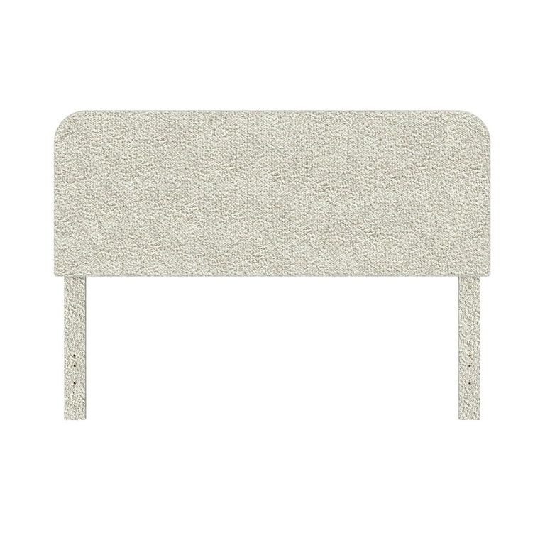 Better Homes & Gardens Juliet Full/Queen Boucle Headboard, Ivory, New In Box