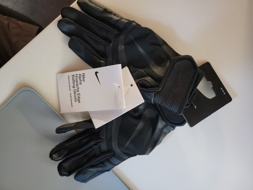 Nike Baseball Batting Gloves Medium Youth