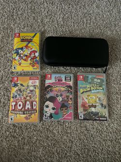 Nintendo Switch Games and carrying case. All for $20