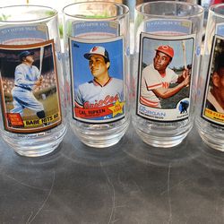 Lot Of 5 McDonald’s 1993 Baseball All Time Team Glasses