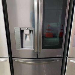 Refrigerator Gray Instaview 