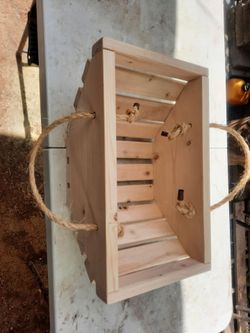 Wooden basket