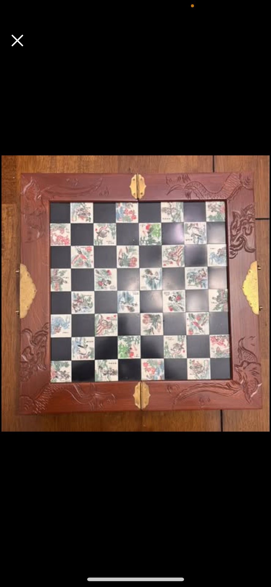 Vintage Chinese Chess Set