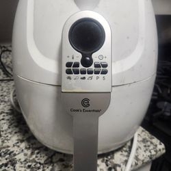 Cook's Essentials 5.3qt Air Fryer, White