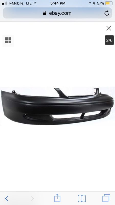 Mazda 262 front bumper cover
