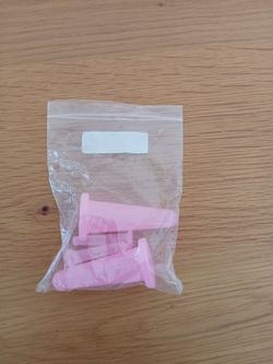 Pink Silicone Plugs Set, never used