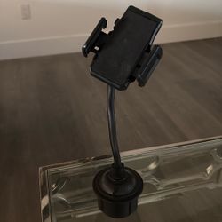 Universal Car Mount Adjustable  Gooseneck Cup Holder Cradle For Cell Phone.