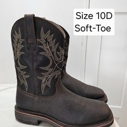 Arait Soft Toe Work Boots Size 10