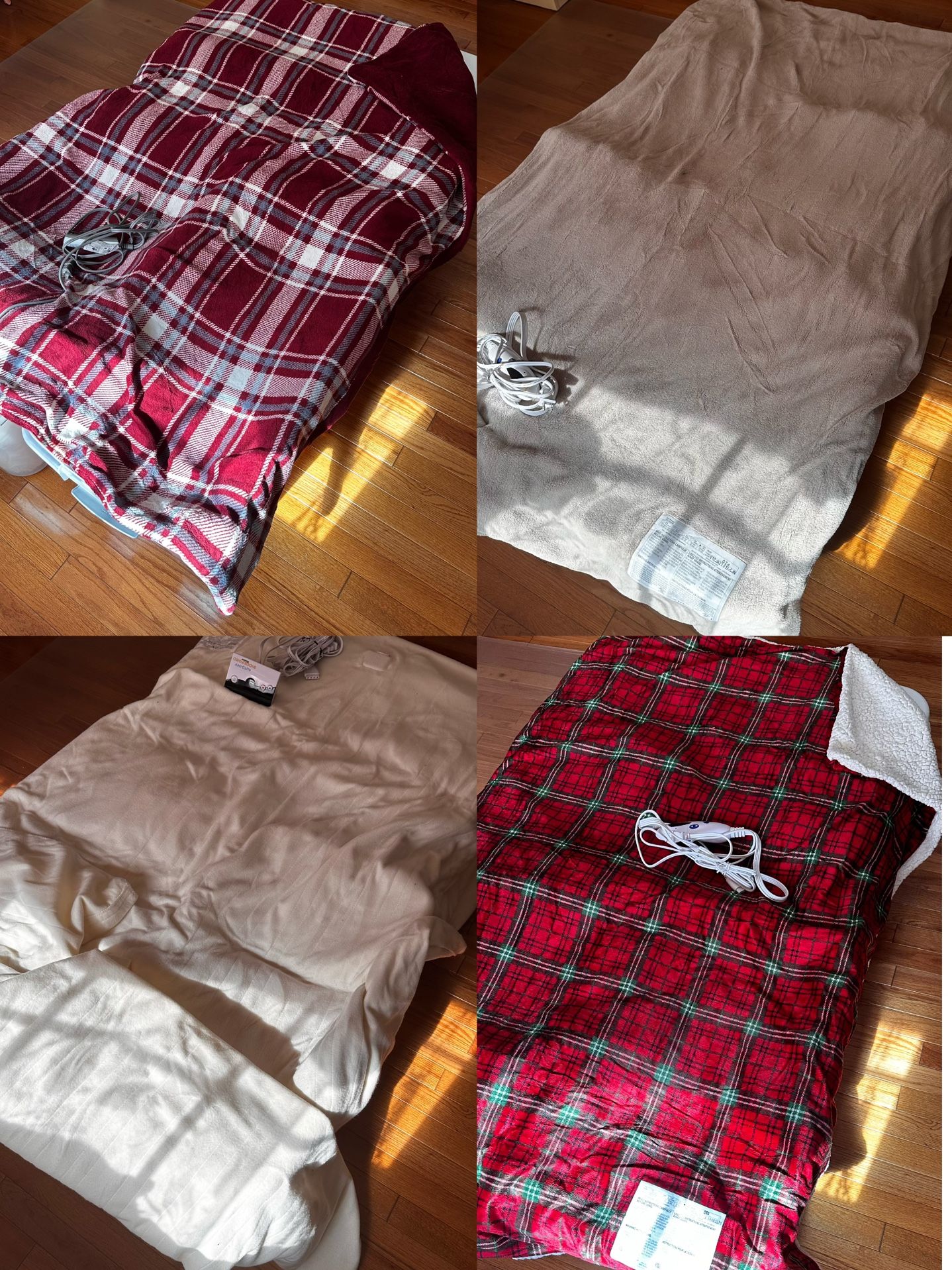Electrical Throw Blankets - 4 Pieces With Different Colors $20 Each