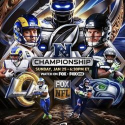 Los Angeles Rams at Seattle Seahawks: NFC Championship Round Jan 25 • Sun • 3:30PM • 2026