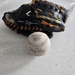 Baseball Glove ⚾️ And Ball 🍚 