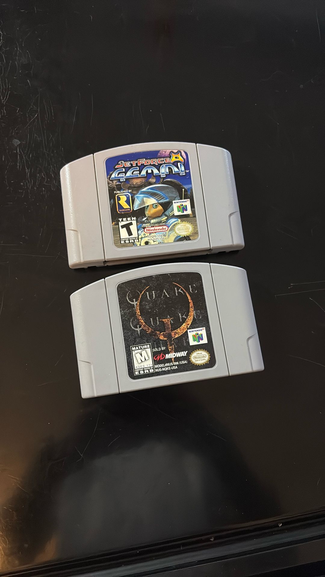 Quake, Jetforce Gemini N64 Games Authentic 