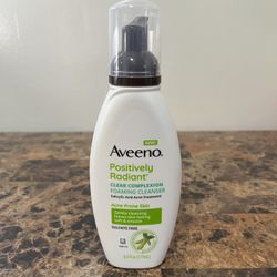 Aveeno Foaming Cleanser / Acne Treatment