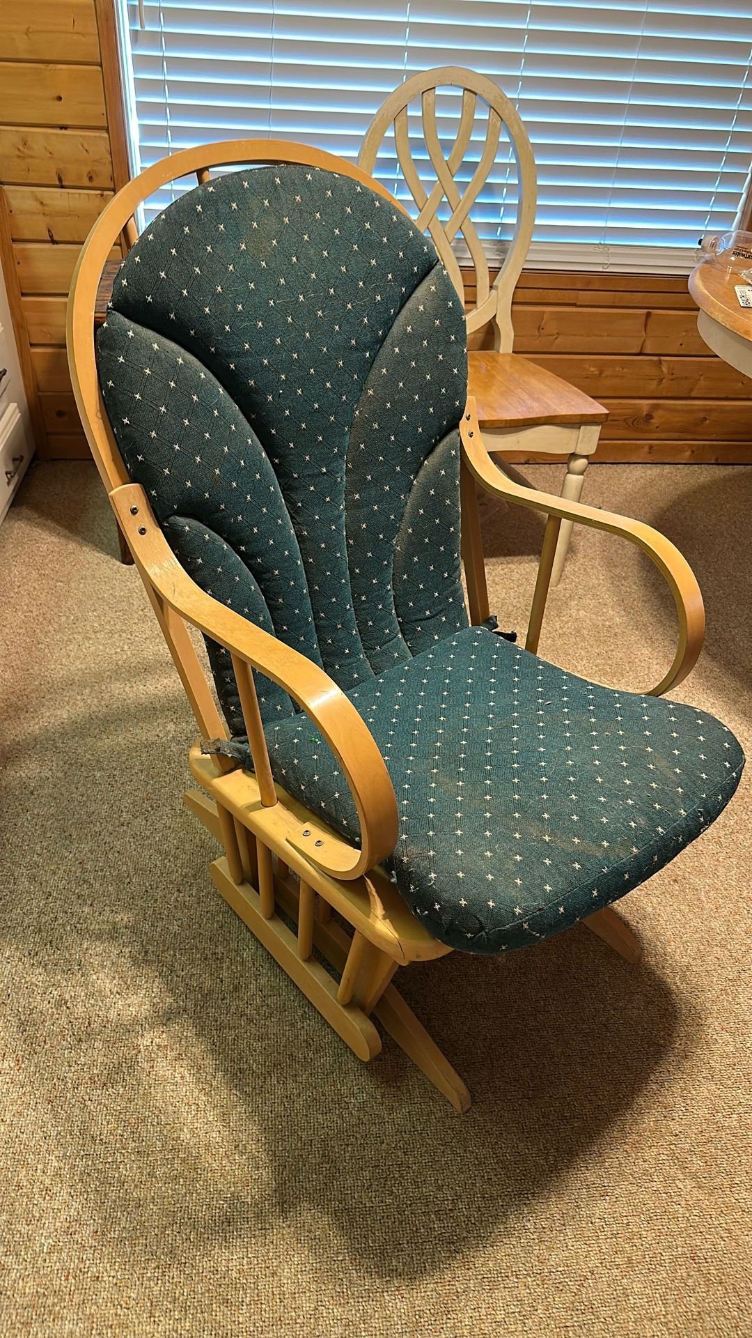 Solid wood rocking chair