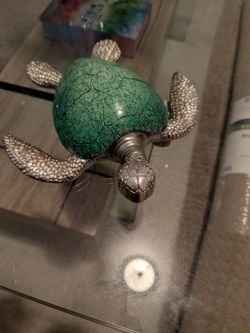 Green and gold turtle
