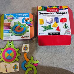 
Geometric shapes And Bugzzle Puzzle 