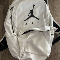 White Jordan Backpack 