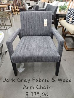 Chair Gray Fabric We are located at 2811 East Bell road. Another Time Around Furniture.