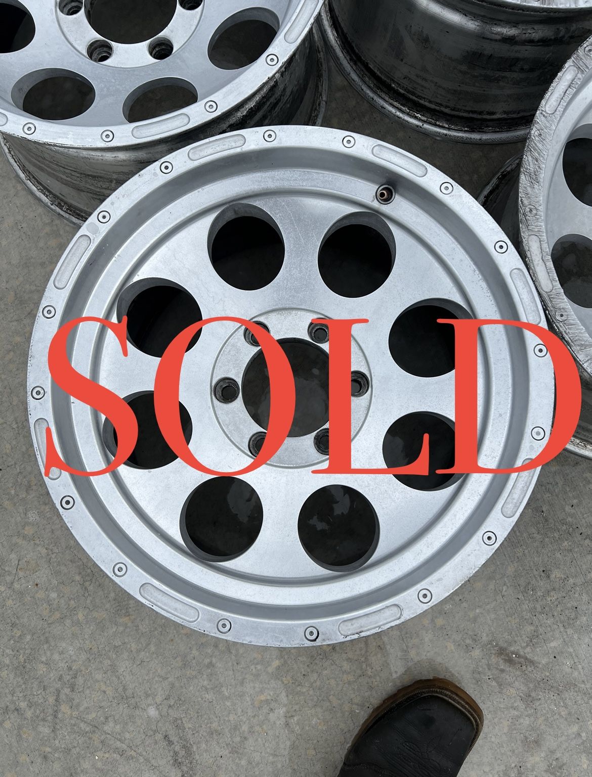 Aluminum Bullet Hole Wheels “17”