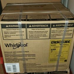 Whirlpool Air Conditioner 6000BTU Brand New In Box w/Remote WHAW061CW