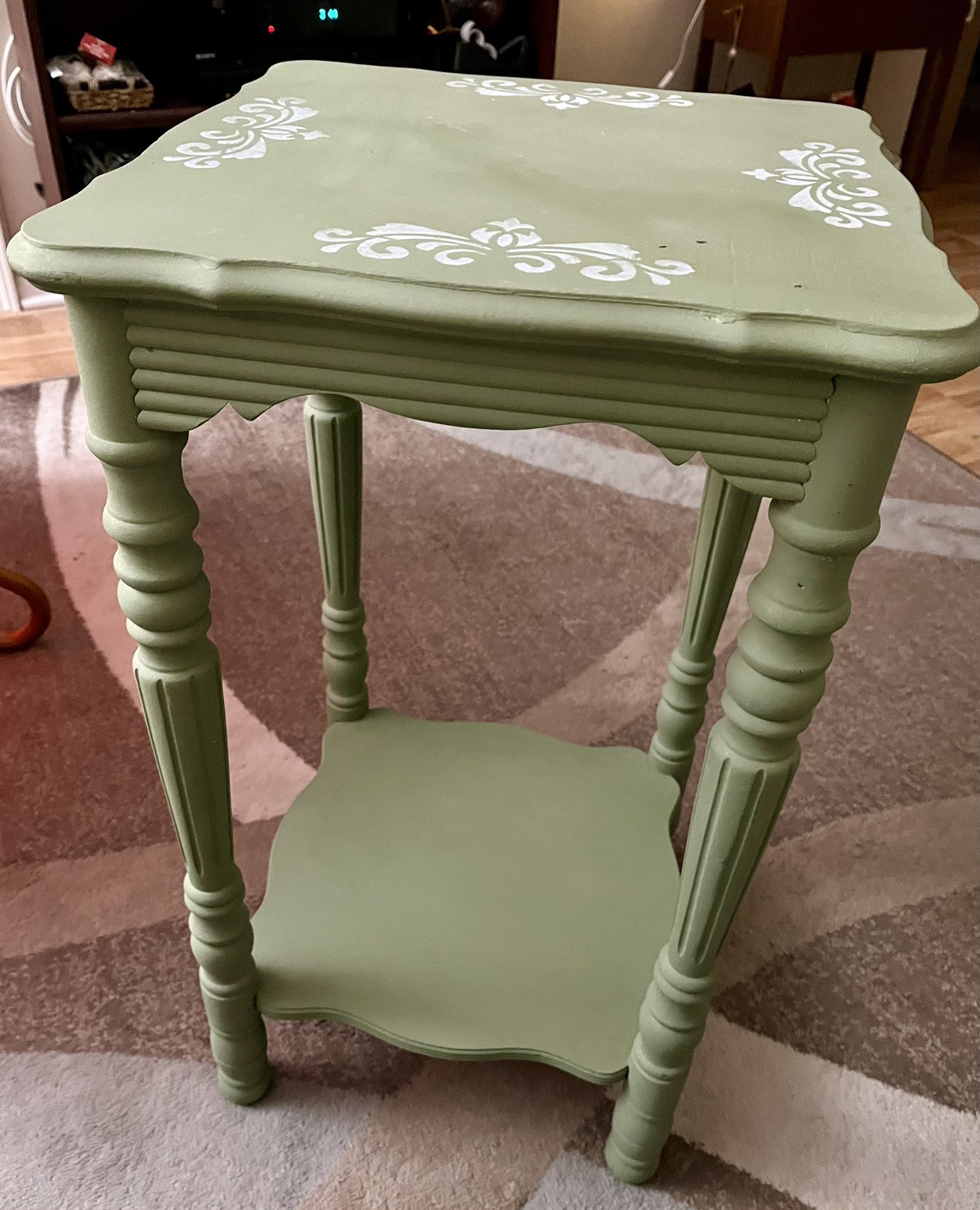 Vintage Green Table