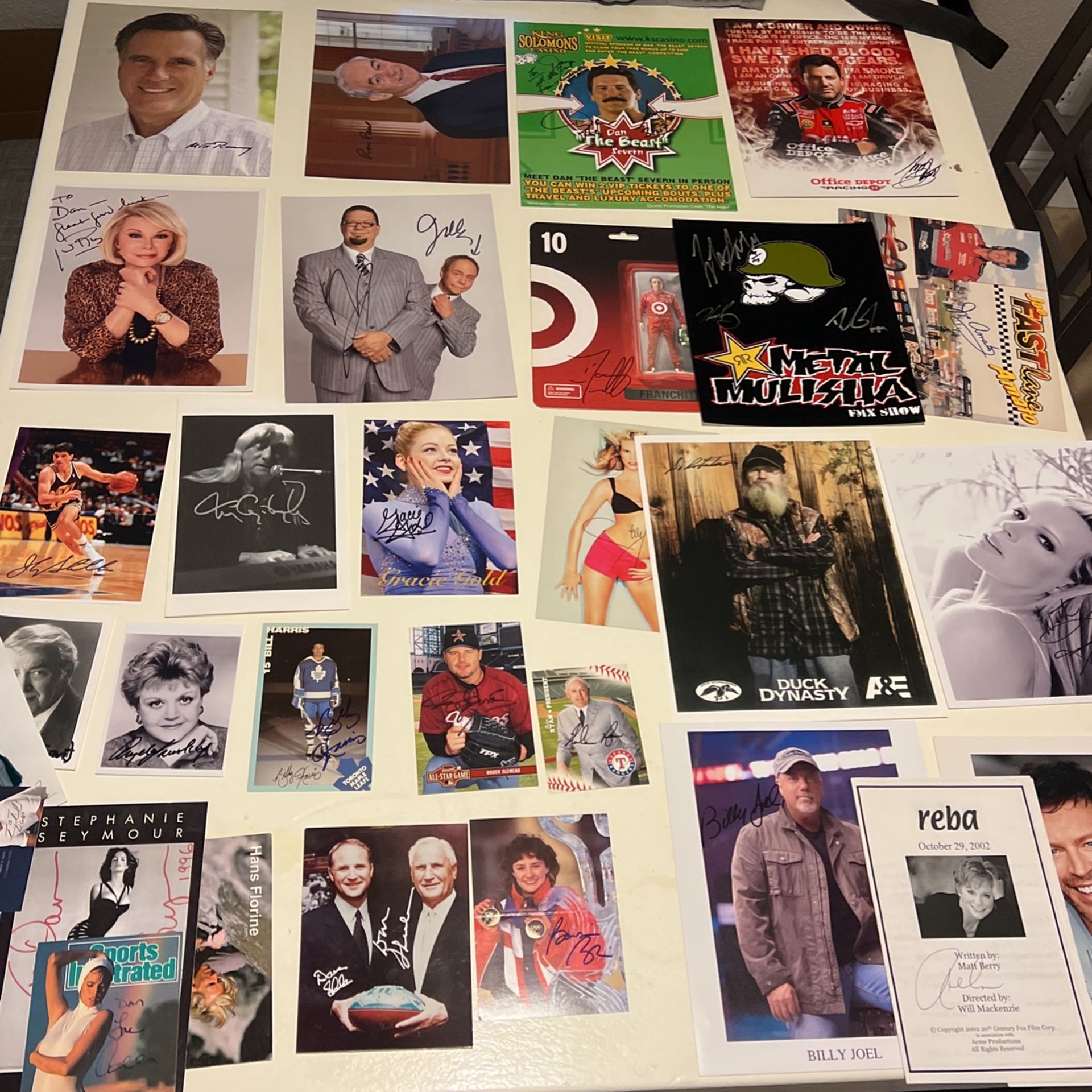 Celebrity Autographs