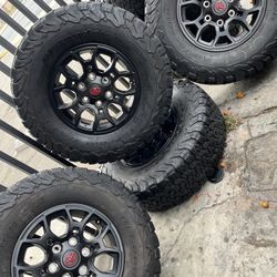 Vendo Rines Usados Limpios Con Llantas 265/75/R16 Instacion Y Balance Las 4 Llantas De Pernos 6-139.7 Para Tacomas Chevy Silverado Tundra ✅🔥🔥📲