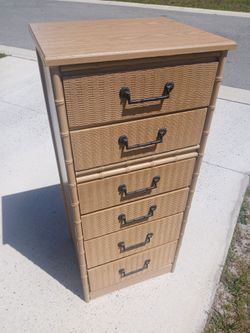 Faux Bamboo lingerie chest