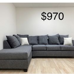 Gorgeous Sectional with Accent Pillows