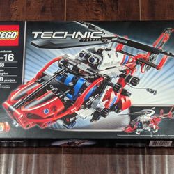 Brand new retired LEGO #8068 rescue helicopter