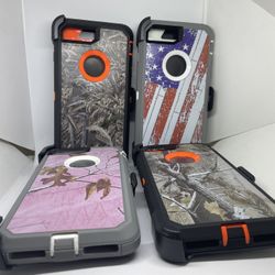 For iPhone 6 Plus 7 Plus 8 Plus Belt Clíp Case Camouflage Rugged 