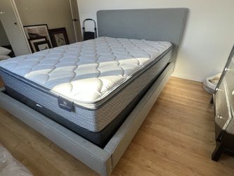 Full headboard and frame (no mattresses)