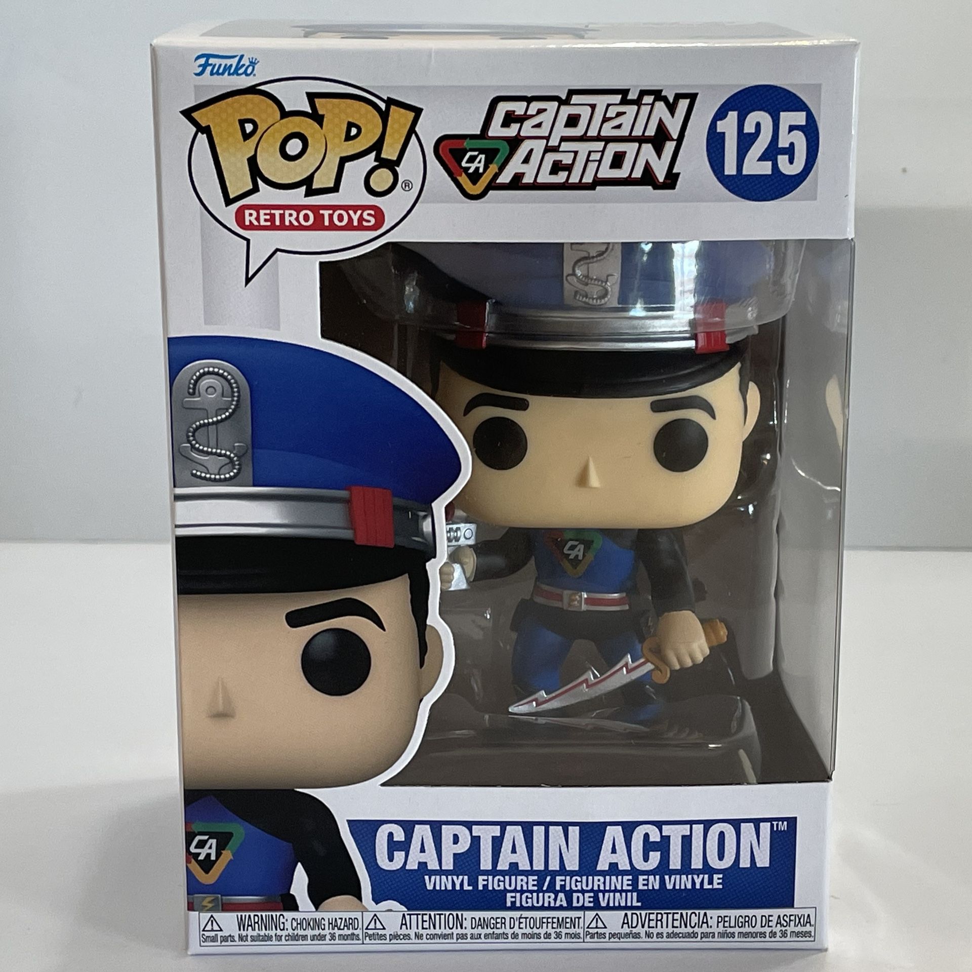 125 Captain Action Funko Pop Retro Toys Collection MIB