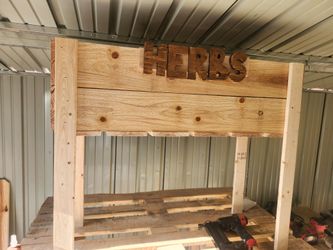 Custom name Cedar Planter box