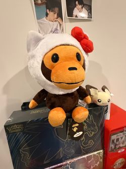 Sanrio Hello Kitty and Bape Baby Milo Plush