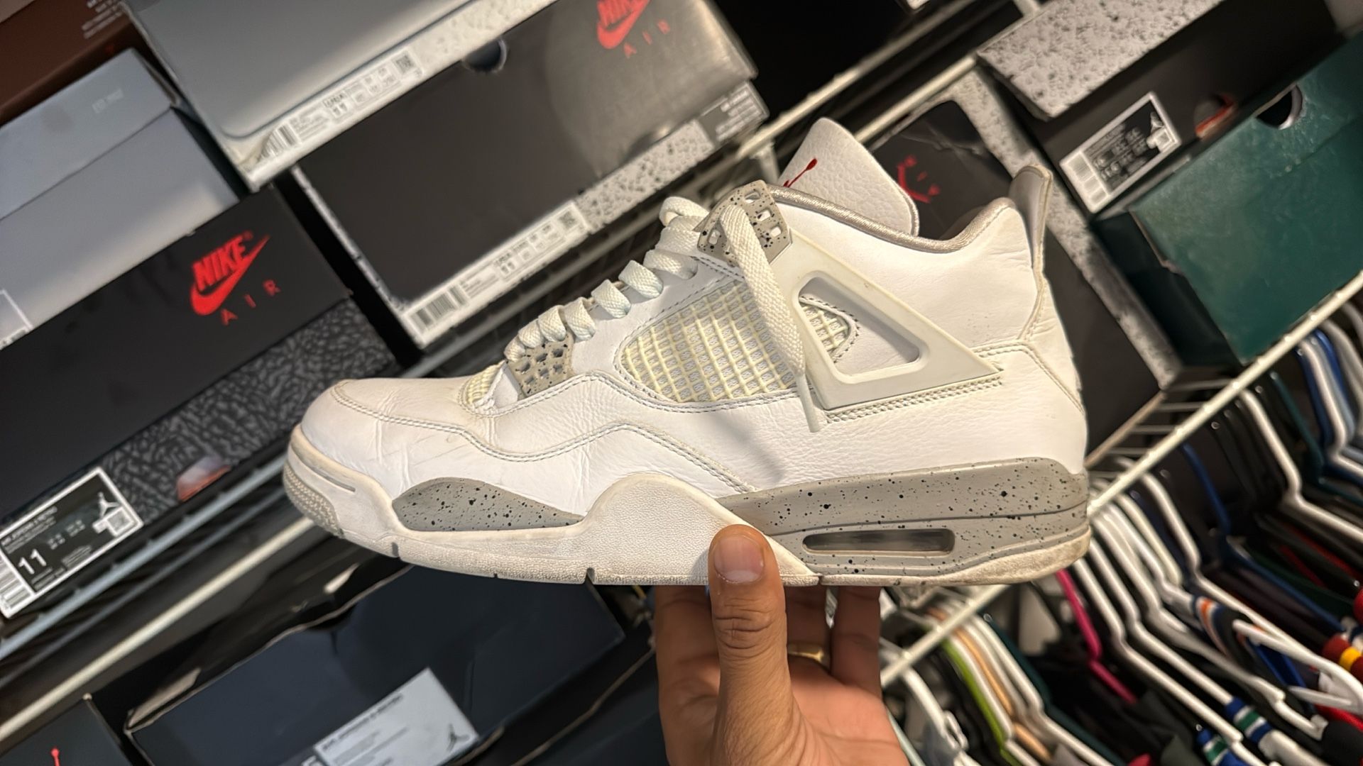 Jordan 4 White Oero