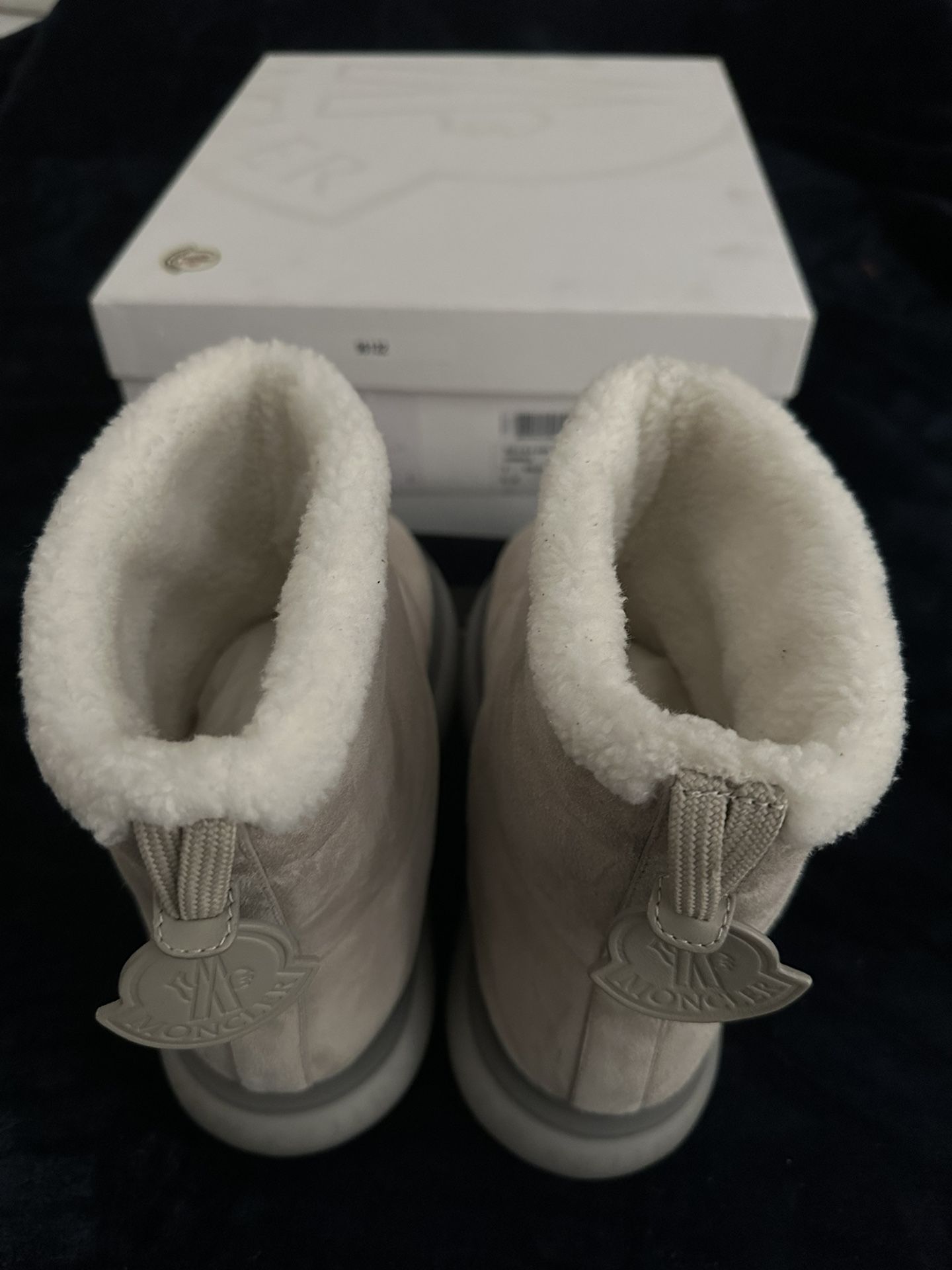 Moncler Hermosa Suede Ankle Boots
