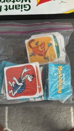 Matching Dr. Seuss tile game